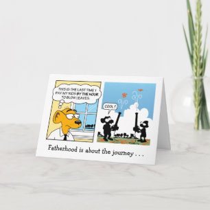 Weihnachtskarte des Vaters Karte