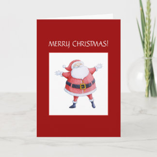 Weihnachtskarte des Weihnachtsmanns Feiertagskarte