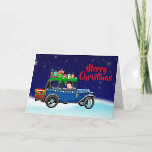 Weihnachtskarte des Weihnachtsmanns Karte