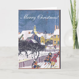 Weihnachtskarte - Dezember 1925 Abdeckung der Frau Feiertagskarte