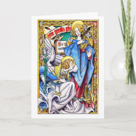 Weihnachtskarte: Die Ankündigung