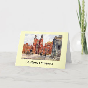 Weihnachtskarte - Die Quadrangle, Eton-Uni Feiertagskarte