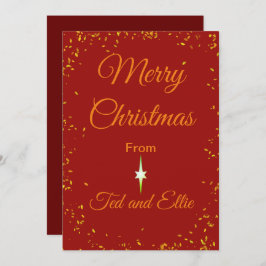 Weihnachtskarte Einladung