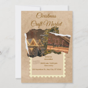 Weihnachtskarte" "Eleganter Weihnachtsgruß Einladung