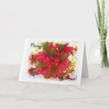 Weihnachtskarte - Erica Flowers
