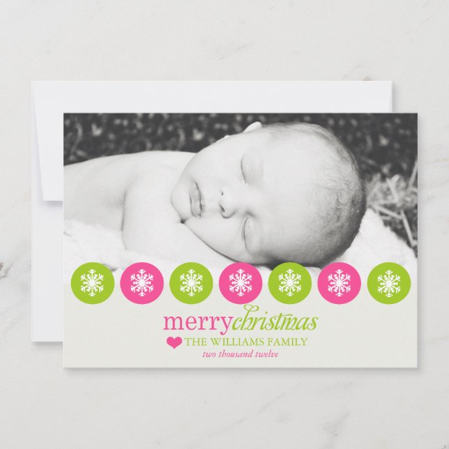 Weihnachtskarte Feiertagskarte (Vorderseite)