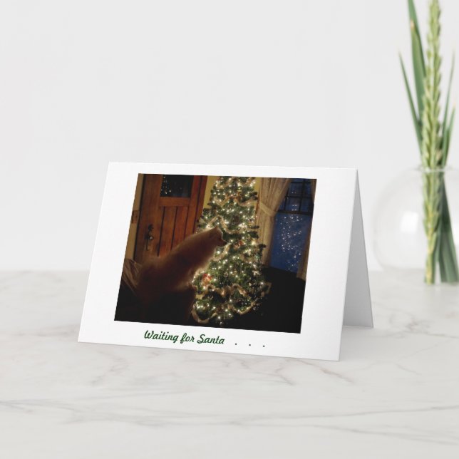 Weihnachtskarte Feiertagskarte (Vorderseite)