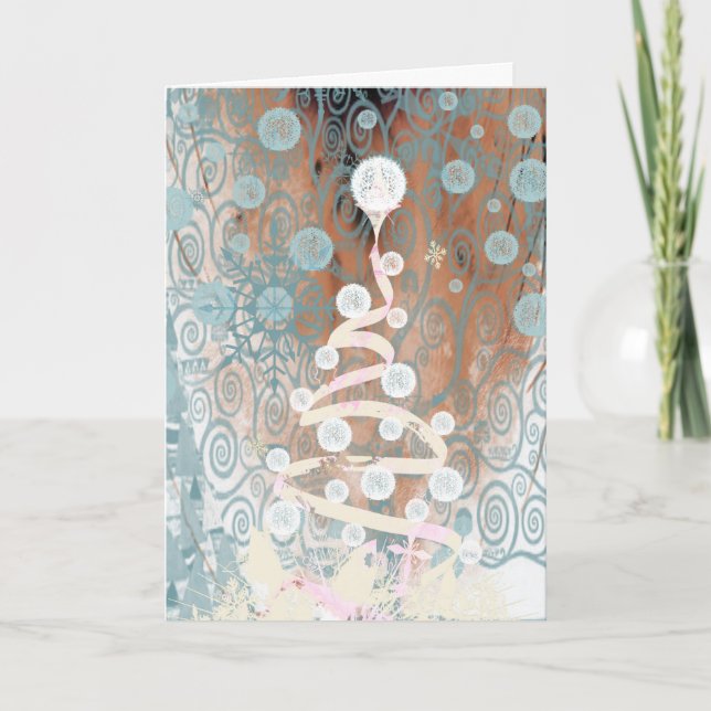 Weihnachtskarte Feiertagskarte (Vorderseite)