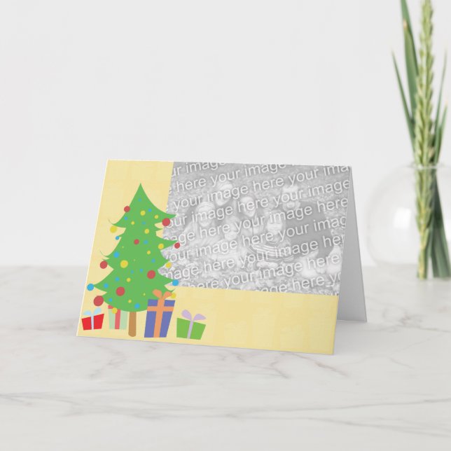 Weihnachtskarte Feiertagskarte (Vorderseite)
