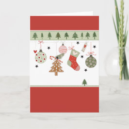 Weihnachtskarte Feiertagskarte