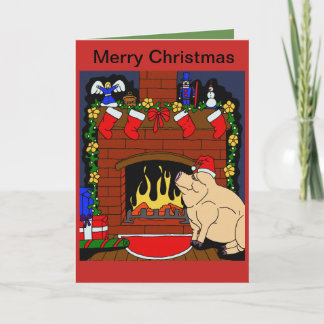Weihnachtskarte Feiertagskarte