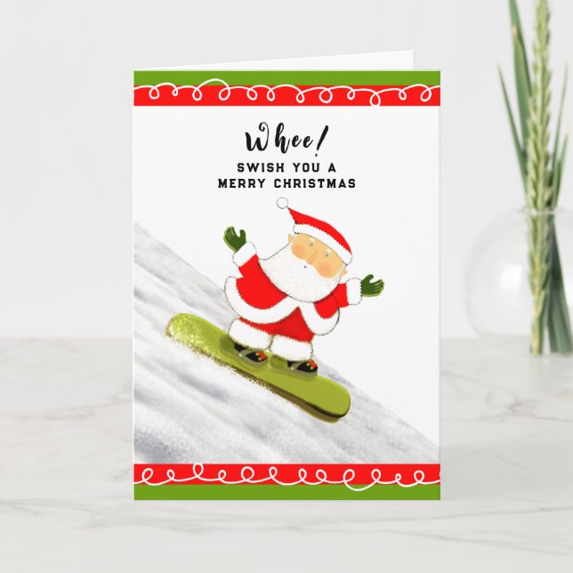 Weihnachtskarte Feiertagskarte (Vorderseite)