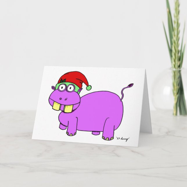 Weihnachtskarte Feiertagskarte (Vorderseite)