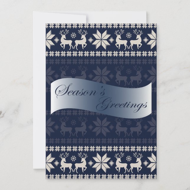 Weihnachtskarte Feiertagskarte (Vorderseite)