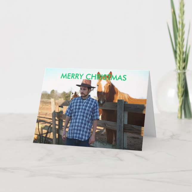 Weihnachtskarte Feiertagskarte (Vorderseite)