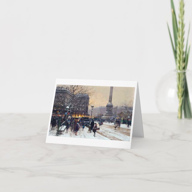 Weihnachtskarte Feiertagskarte (Vorderseite)