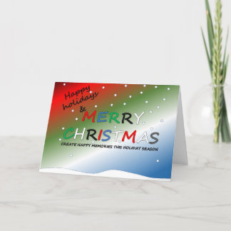 Weihnachtskarte Feiertagskarte