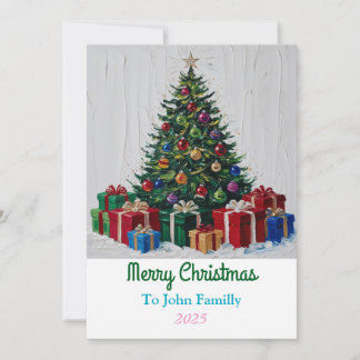 Weihnachtskarte Feiertagskarte