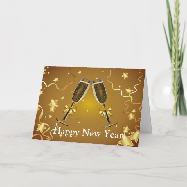 Weihnachtskarte Feiertagskarte (Vorderseite)