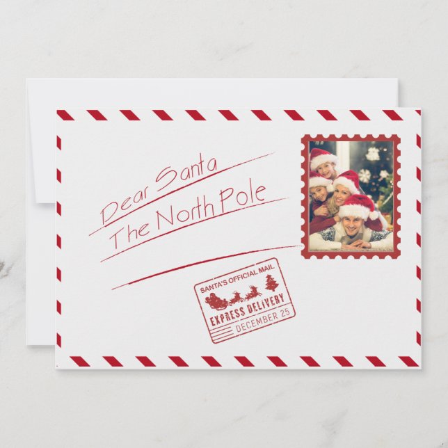 Weihnachtskarte Feiertagskarte (Vorderseite)