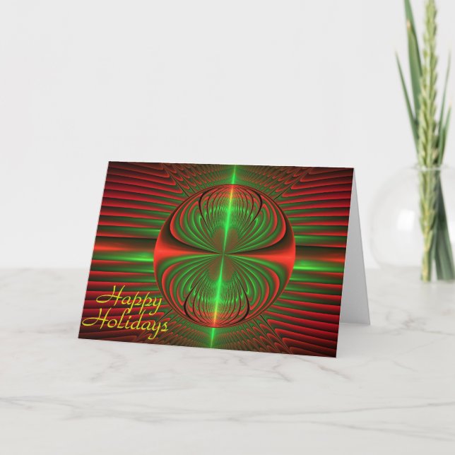 Weihnachtskarte Feiertagskarte (Vorderseite)