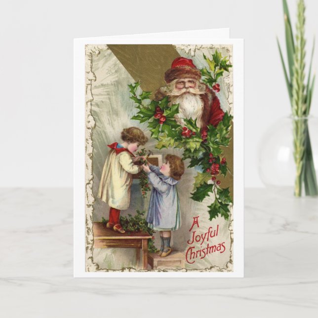 Weihnachtskarte Feiertagskarte (Vorderseite)