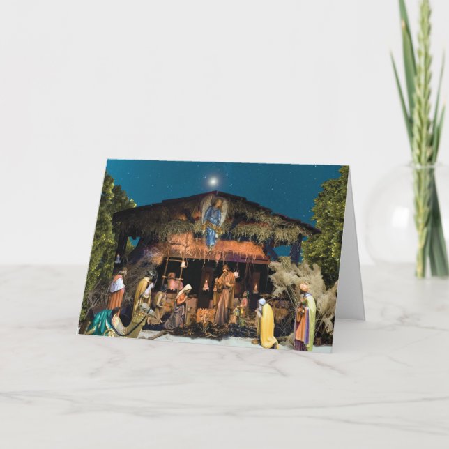 Weihnachtskarte Feiertagskarte (Vorderseite)