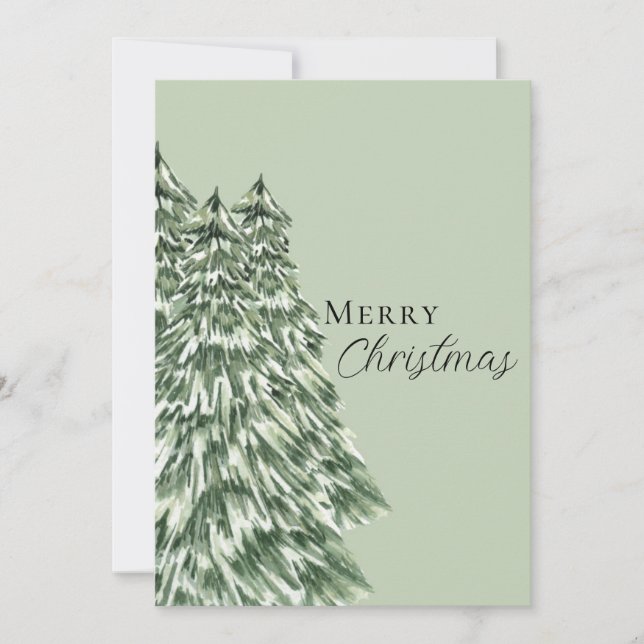 Weihnachtskarte Feiertagskarte (Vorderseite)