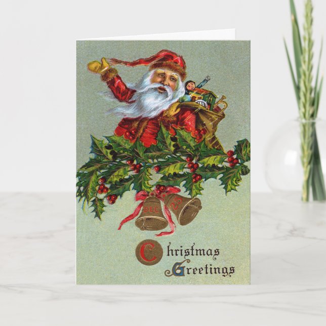 Weihnachtskarte Feiertagskarte (Vorderseite)