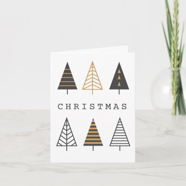 Weihnachtskarte Feiertagskarte (Vorderseite)