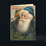 Weihnachtskarte Feiertagskarte<br><div class="desc">Vintage Christmas card! Victorian Santa Christmas Cards. Christmas Greetings for the people you love. Easy to customize! Christmas Cards. Money Holders.</div>
