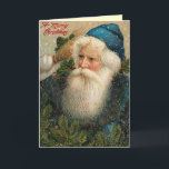 Weihnachtskarte Feiertagskarte<br><div class="desc">Vintage Christmas card! Victorian Santa Christmas Cards. Christmas Greetings for the people you love. Easy to customize! Christmas Cards. Money Holders.</div>