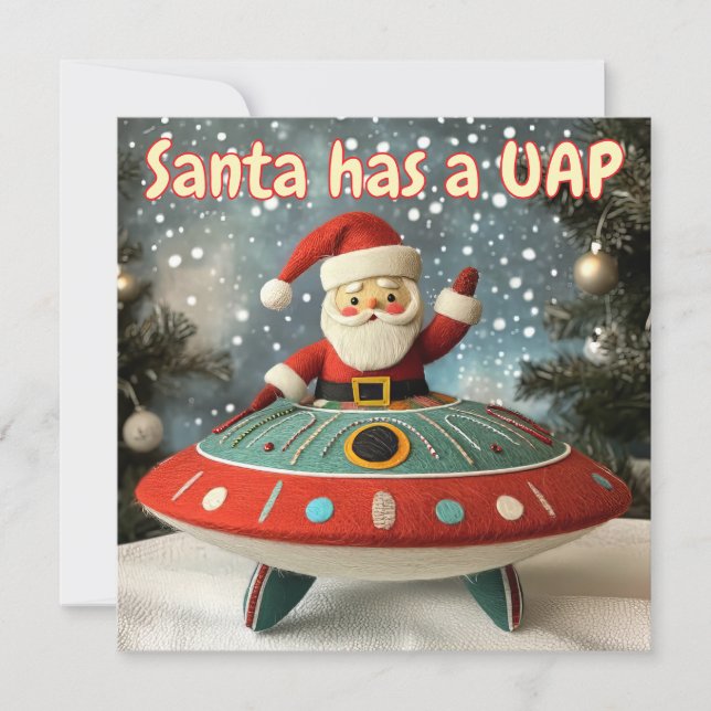 Weihnachtskarte Feiertagskarte (Vorderseite)