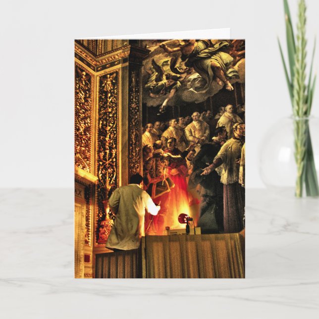 Weihnachtskarte Feiertagskarte (Vorderseite)