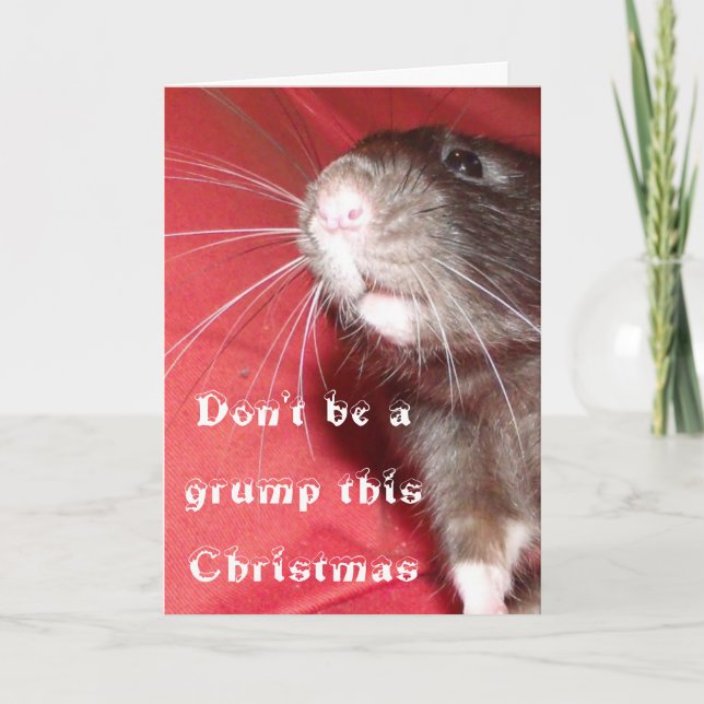 Weihnachtskarte Feiertagskarte (Vorderseite)