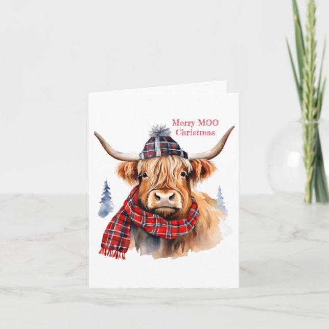 Weihnachtskarte Feiertagskarte (Vorderseite)