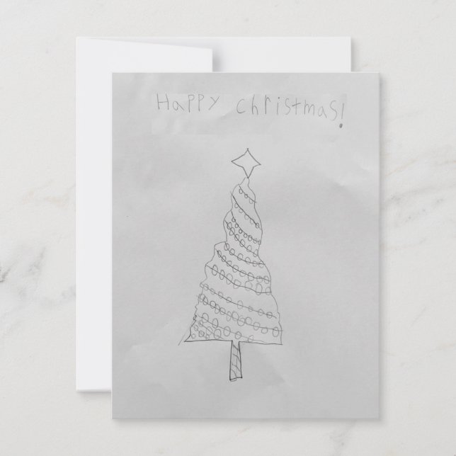 Weihnachtskarte Feiertagskarte (Vorderseite)