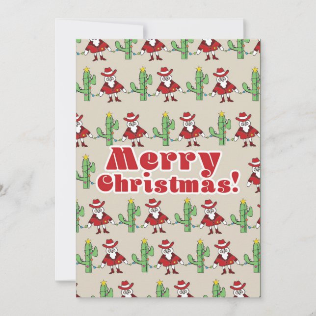Weihnachtskarte Feiertagskarte (Vorderseite)