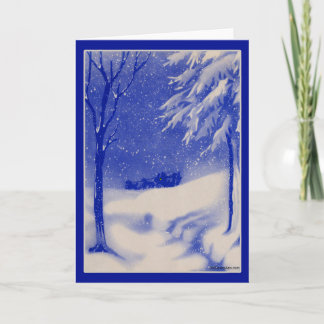 Weihnachtskarte Feiertagskarte