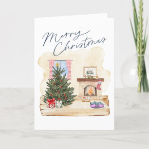 Weihnachtskarte Feiertagskarte