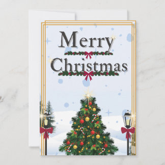 Weihnachtskarte Feiertagskarte