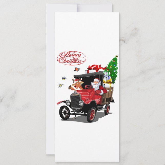 Weihnachtskarte Feiertagskarte (Vorderseite)