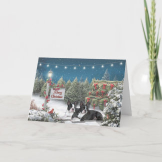 Weihnachtskarte Feiertagskarte