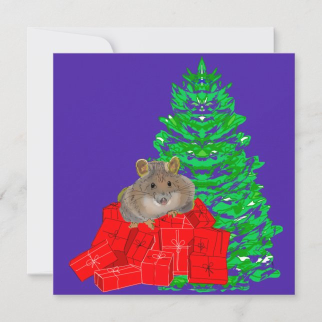 Weihnachtskarte Feiertagskarte (Vorderseite)