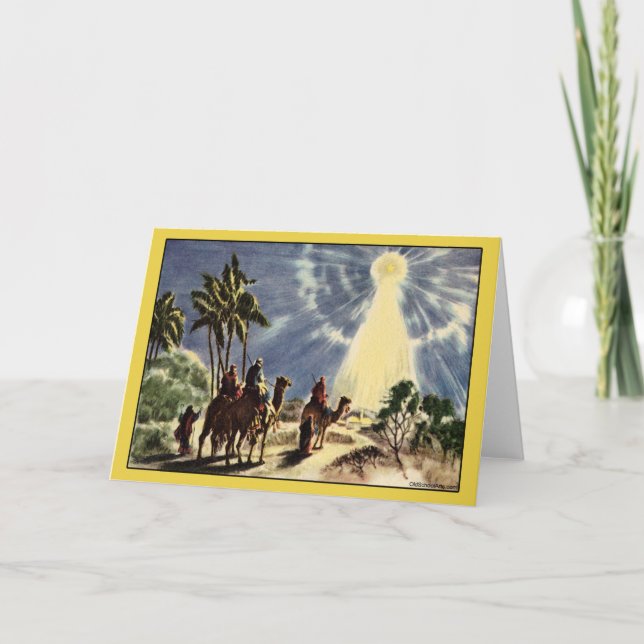 Weihnachtskarte Feiertagskarte (Vorderseite)