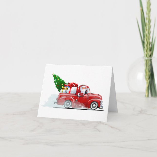 Weihnachtskarte Feiertagskarte (Vorderseite)