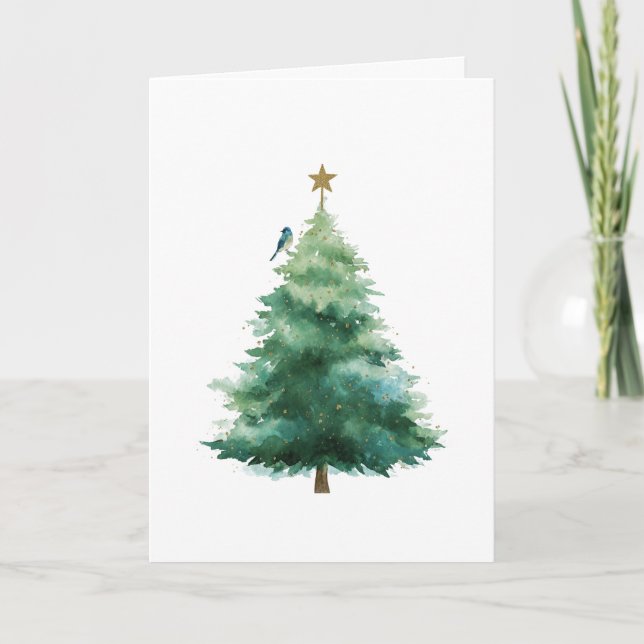 Weihnachtskarte Feiertagskarte (Vorderseite)