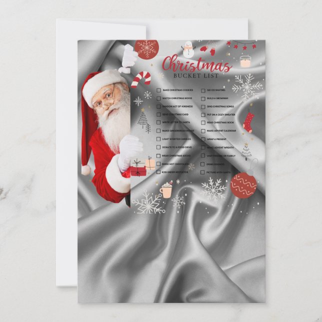 Weihnachtskarte Feiertagskarte (Vorderseite)