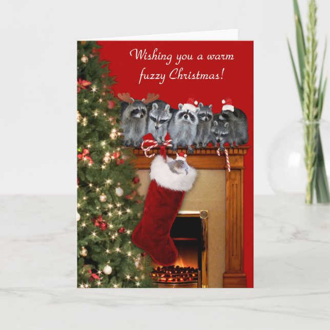 Weihnachtskarte Feiertagskarte (Vorderseite)