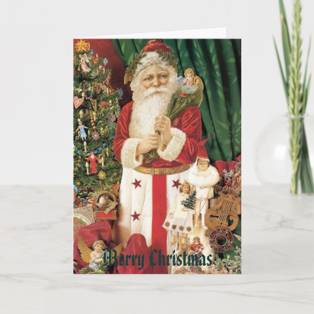 Weihnachtskarte Feiertagskarte (Vorderseite)